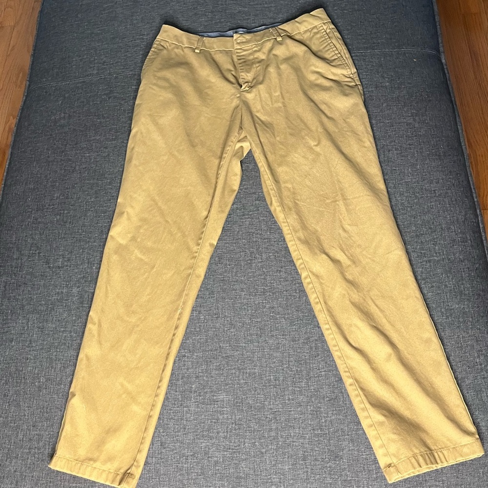 Old navy authentic taper khakis